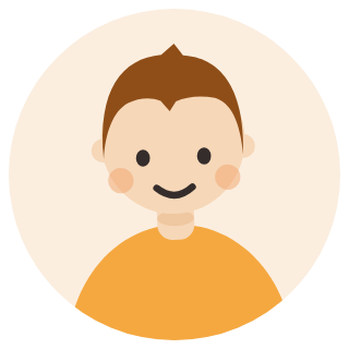 先輩社員のイラスト