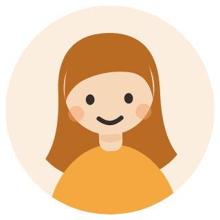 先輩社員のイラスト